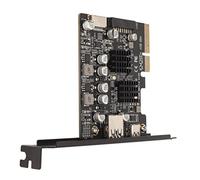 Fdit Carte PCIe Type C 10 Gbps Haute Vitesse Broche PlaquéE Or Carte D'extension Avant Type E Performance Stable pour Ordinateur de Bureau pour Les Professionnels de L'informatique