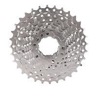 Fdit Cassette de Vélo Flexible et Calme 9-32T, Remplacement, pour Les Amateurs de Cyclisme, Design Creux (9S 11-32T Argent)