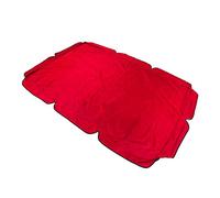 Fdit Cauvet Balançoire, Porche d'Oxford Tissu Oxford Remplacement du Couvercle de la Balançoire avec Revêtement en Argent pour Les Sièges Extérieurs de la Cour de Patio (Rouge)