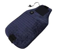 Fdit Ceinture chauffante multifonctionnelle alimentée par USB, chauffage rapide, température réglable, pour homme, femme (bleu foncé)