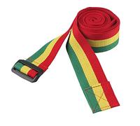 Fdit Ceinture de Tambour Africaine, Conception de Tricolore Portable, Facile à Utiliser, Idéal pour la Performance de la Scène, Améliore L'expérience de Divertissement