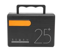 Fdit Centrale électrique Portable 25200mAh LiFePO4, Générateur Solaire avec 4 Ampoules LED, 7,1x3x5,1 Pouces, pour Camping, Voyage, Maison, Urgence
