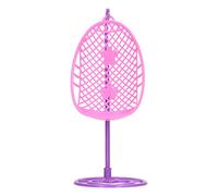 Fdit Chaise Suspendue pour Maison de poupée. Magnifique Fauteuil à Bascule Miniature pour L'accompagnement Parent-Enfant dans la Maison de poupée. Matériau ABS