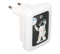 Fdit Chargeur Mural USB Double Port Prise de Chargeur Rapide 5 V 2,4 A LED Veilleuse avec Interrupteur Tactile 3 Températures de Couleur pour Chambre à Coucher Chambre d'enfant