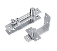Charnière de porte pivotante en acier inoxydable, charnière de porte rotative à 360 degrés vers le haut et vers le bas, charnière de porte rotative en forme de 7 pour maison, garage