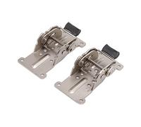 Fdit Charnières Pliantes 2 Pièces, Ensemble de Charnières Autobloquantes à 180 Degrés en Alliage de Zinc de qualité Supérieure avec de Placage en pour Table de Porte D'armoire