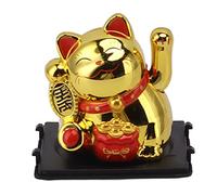 Fdit Chat Porte-Bonheur Chinois, Symbole de Richesse et de Chance, Chat de Fortune Agitant la Main pour la Bonne Fortune, Bureau, Maison, Restaurant, Décoration D'hôtel, Détection
