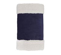 Fdit Chauffe-Mains Chauffant électrique, Pochette Chauffe-Mains Rechargeable par USB, Portable, Chauffage Rapide et Sûr, Peluche en Polyester sans Eau pour l'hiver par (Bleu foncé)