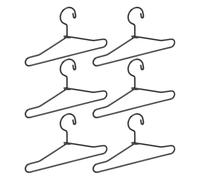 Fdit Cintres de Poupée, Ensemble de 10 Mini Cintres en Acier Inoxydable pour L'organisation de la Garde-Robe de Poupée, Accessoires Portables Légers pour L'affichage et Le Rangement (65mm)