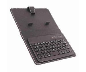 Fdit Clavier de Clavier sans Fil avec Stand pour Les Téléphones iOS Universal (Black)