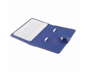 Fdit Clavier de Clavier sans Fil avec Stand pour Les Téléphones iOS Universal (Blue)
