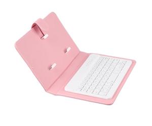 Fdit Clavier de Clavier sans Fil avec Stand pour Les Téléphones iOS Universal (Pink)