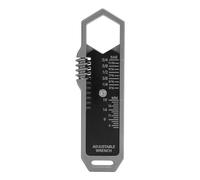 Fdit Clé à Réglage Réglable, 10 sur 1 clé à Outils à Outils Universels Portables Portables Compacts en Acier Inoxydable Mécanisme de Réglage du Doigt EDC