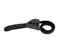 Fdit Clé à sangle en caoutchouc Couvercles de serrage Serrer Desserrer Outil de plomberie Pipeline antidérapante Clé de filtre à huile universelle 500 mm