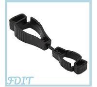 Fdit Clip de gants de travail AT-1 Clip de de Travail Cintre de Porte de Travail en Plastique Pince de sport materiel Jaune Noir