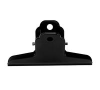 Fdit Clip Métallique, Grip Strong Grip épais Spring Blamp Large Taille Prinche de Paperasse avec un Bord Lisse pour Office School Home Organisation (BLACK)