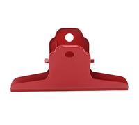 Fdit Clip Métallique, Grip Strong Grip épais Spring Blamp Large Taille Prinche de Paperasse avec un Bord Lisse pour Office School Home Organisation (rouge)