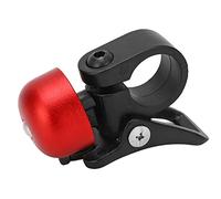 Fdit Cloche de Trottinette, Sonnette de Klaxon de Guidon de Vélo Léger de Remplacement en Alliage d'aluminium à Ressort Haute Résistance pour Trottinette électrique (Rouge)