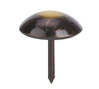 Fdit Clous D'ameublement, Paquet de 100 Clous Décoratifs en Fer avec Pointe Pointue pour Meubles, canapé et Porte en Bois, Têtes de Punaise Rétro en Bronze Cyan en 3 Tailles pour (19 * 23mm)