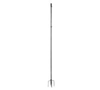 Fdit Cock de Drapeau en Acier Inoxydable Moulu en 10 Pieds épais avec Une Base à 5 Points, Point de Patio de Hauteur Réglable - 1 Paquet