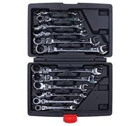 Fdit Combinaison clé de Trinquet -Set à Partir de 72-chrome Spotze Tenas pour L'entretien à la Maison et la Réparation des Pièces en Acier Auto 12 pour les Outils pour les Outils
