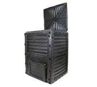 Fdit Composteur de Jardin avec Porte à Pression, Conteneur de Compostage de Grande capacité pour Feuilles Mortes, Boîte à Compost Résistante aux de 300 L pour Feuilles Mortes, Amélioration de (436