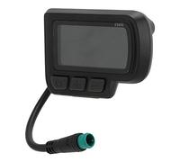Fdit Compteur à écran LCD EN06 pour Cycle électrique, Compteur de Vitesse à Interface USB Résistant à l'eau avec Indicateur de Batterie, Compatible avec Les Vélos électriques 24 V,