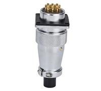 Fdit Connecteur de Bouchon d'air WS24. 500V Male Male Lotness 500V Connecteur d'alimentation pour L'air, Matériau en Alliage en étain à Usage Industriel