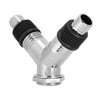 Fdit Connecteur de Tuyau Universel en Y, Adaptateur de Vidange de Sol Multi-diamètre pour Machine à Laver, Cuisine, Salle de Bain avec étanchéité à L'eau, (Connecteur à double usage de type Y)