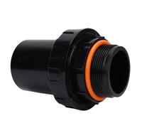 Fdit Connecteur PVC de Pompe de Piscine, Réservoir de Sable Adaptateur Union PVC Tizer Straight Adleed Joint PVC pour Les Systèmes de Filtration de la Piscine (2,0 Pouces G2)
