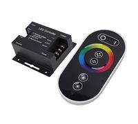 Fdit Contrôleur de Tension Constante LED DC12 V 24 V RVB, Variateur de Bande Lumineuse LED à Télécommande Tactile, Variateur Compact pour éclairage Mural de Rideau en Verre, Usage