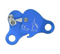 Fdit Coulisseau D'escalade, Bloqueur Autobloquant en Alliage D'aluminium pour Cordes de 8 à 13 Mm, Dispositif de Protection contre les Chutes certifié EN567 pour L'escalade, (BLUE)