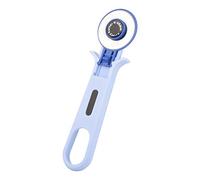 Fdit Coupe-Tissu Rotatif Coupe-Tissu Rotatif Roue de de avec Conception de Verrouillage sécurisé 2 Tailles de Lame 1,1 Pouces et,8 Pouces pour Papier Cuir (45mm)