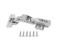 Fdit Coupes à la Fermeture à Fermeture Soft Alliage de Zinc Complet 110 Degrés Ferme de Fermeture avec Plaques de Montage pour Portes (35 tasses (avec rembourrage))