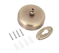 Fdit Cour à Linge Rétractable, Ligne de Lavage Télescopique Murale en Acier Inoxydable Comprend des Vis Spéciales pour une Corde à Linge Rétractable (Couleur laiton antique)