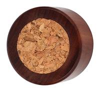 Fdit Coussin à épingles à Coudre en Bois de Style Japonais, Porte-épingles en Bois de Santal Fait à la Main avec Grain Naturel, Support D'aiguille Compact pour Kit de (de santal, de poirier)