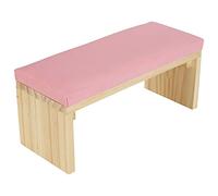 Fdit Coussin à Main de Nail Art Doux en Cuir PU Doux, Oreillers de Repos en Bois en Bois, Expérience de Manucure Confortable, Design élégant, Usage Domestique et Ongle (PINK)
