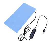 Fdit Coussin Chauffant pour Reptiles en Tissu Oxford Imperméable, Régulation Thermostatique 15-45°C et Minuterie 1-12 Heures pour Chaleur Ventrale des (Contrôle Intelligent de la température 15X28cm)
