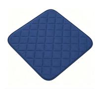 Fdit Coussin de Protection de Chaise, Coussin de Protection de Siège Absorbant et Lavable, Tapis de Siège Réutilisable Antidérapant pour Chaise de Salle à Manger de Bureau à Domicile (Bleu Marine)