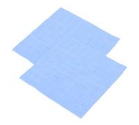 Fdit Coussin de Silicone Conducteur Thermique Fort 2 Pcs Coussin de Corps Refroidissement Thermique pour L'état Service Long 100 X 100 X 1 Mm