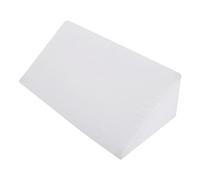Fdit Coussin en Mousse pour élévation des Jambes, Oreiller compensé pour Dormir, Soulagement de la Douleur au Dos et au Genou avec Soutien de qualité Supérieure, Design Ergonomique 50 (White)