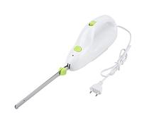 Fdit Couteau à Pain électrique avec Doubles Lames en Acier Inoxydable, Trancheuse Alimentaire 110 W pour Viande Congelée, Jambon, pain à Lame Amovible pour une Utilisation en Cuisine