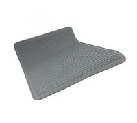 Fdit Couvercle de Cuisinière en Verre de Silicone, Tapis de Protection Anti-brûlure, Protecteur de Comptoir en Silicone pour le Séchage de la Vaisselle de Cuisine XL (GRAY)