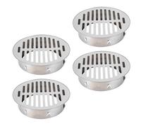 Fdit Couvercle de Drain de Sol Rond, Grille D'évacuation en Acier