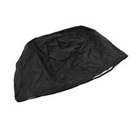Fdit Couvercle de Grille à Gaz Barbecue, Couvercle de Grill Imperméable en Polyester Lourd pour la Forme Ronde Extérieure avec Revêtement PU, Double Couture et Cravate Réglable