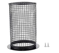 Fdit Couvercle de Lampe Anti-brûlure Reptiles Stores Carrés Chauffage Léger Protection de Reptile Ampoule de Protection pour Reptiles Volaille Amphibie avec Vis