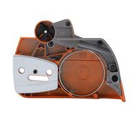 Fdit Couvercle de Pignon de Frein d'embrayage de Chaîne, Boîtier Métallique de Remplacement Compatible avec la Tronçonneuse 340 345 353 357 359 OE 537107801