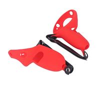 Fdit Couvercle de Poignée de Contrôleur Tactile en Silicone pour Pro, Conception Réglable avec Sangles D'articulation, 2 X Couvercle de Poignée de Contrôleur (rouge)