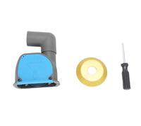Fdit Couvercle de Poussière D'Angle de Broyeur, Ajustement de Fixation pour 100 115 Angle Grinder Dust Shroud, adapté à la Fente de Marbre, au Mur ou au Sol Rainure (25 mm)