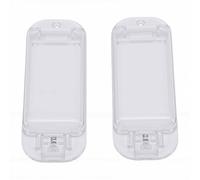 Fdit Couvercle de Protection pour Interrupteur D'éclairage, 2 Pièces, Transparent, Résistant aux Enfants, Conception Sûre pour Enfants, Animaux Domestiques, Usage Domestique, ABS (Couleur